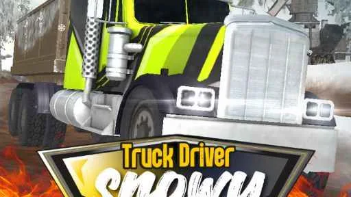 Truck Driver: Snowy Roads